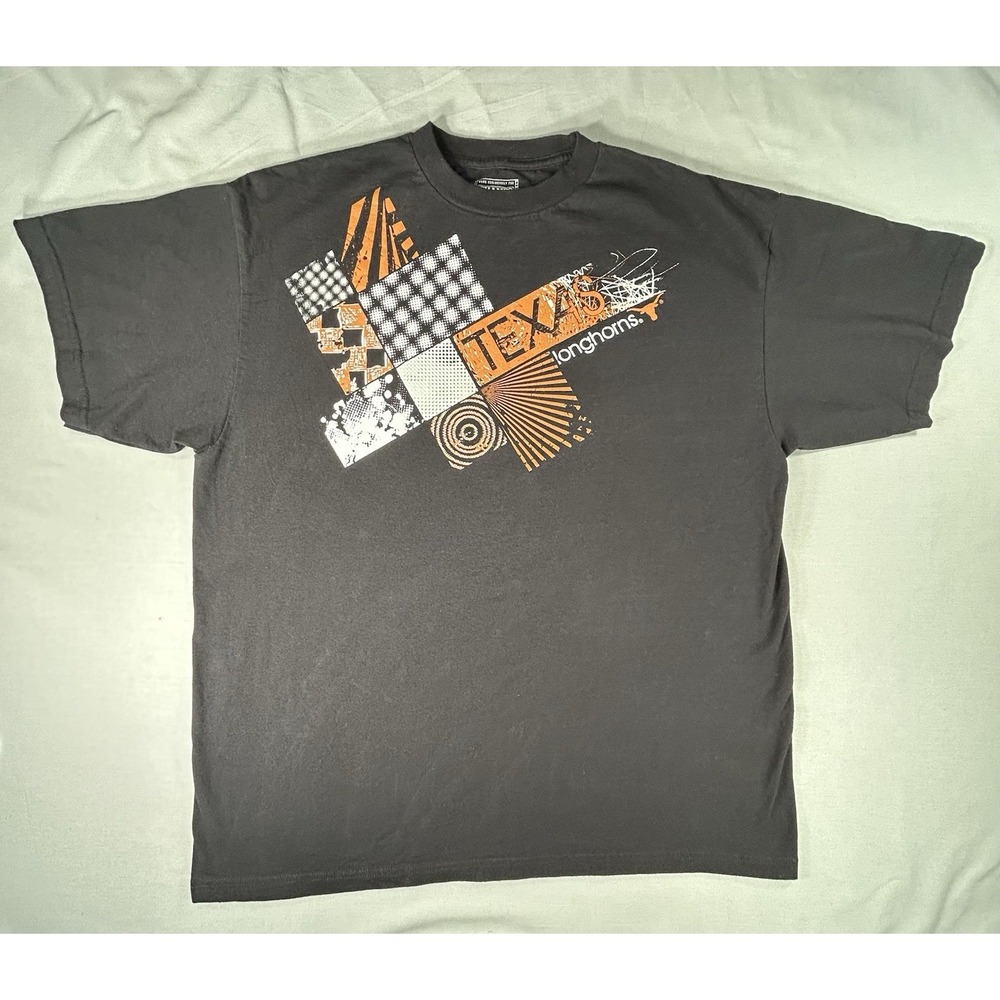 Champs Sports Texas Longhorns short sleeve‎ black Tshirt men's XL